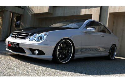 Накладки на пороги AMG Look на Mercedes CLK W209